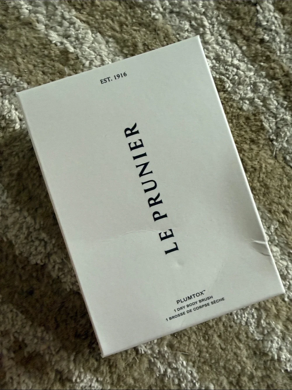 Le Prunier Plumtox Dry Body Brush new in Box